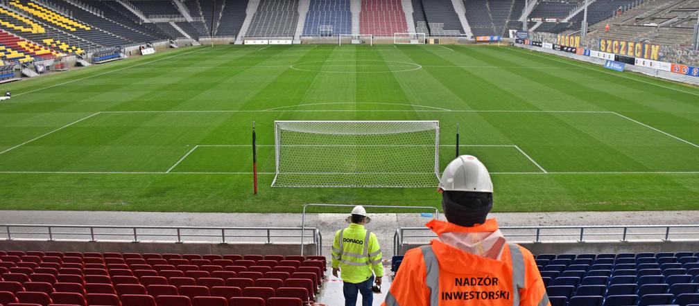 Budowa stadionu w Szczecinie - listopad 2021