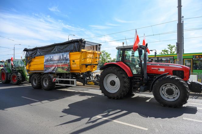 Protest rolników w Poznaniu