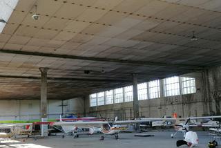Historyczna część hangaru Szczecińskiego Aeroklubu w Dąbiu wyremontowana