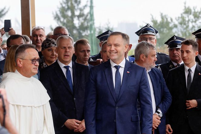 Prezydent na dożynkach.