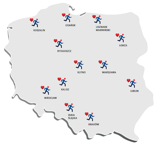 4.PKO Bieg Charytatywny – mapa