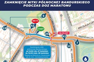 DOZ Maraton Łódź 2024 - utrudnienia w ruchu