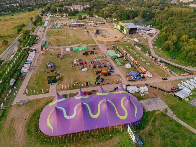 Miasteczko festiwalowe gotowe na Łódź Summer Festival 2025