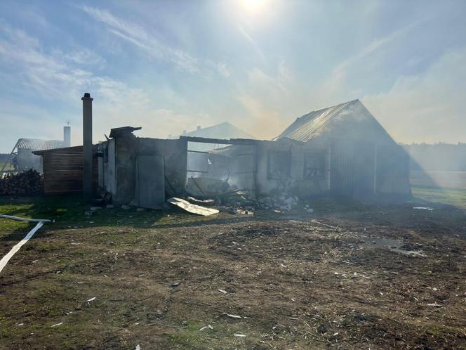 Pożar kurników w Krynicy [20.04.23]
