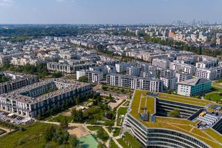 Miasteczko Wilanów w Warszawie. 