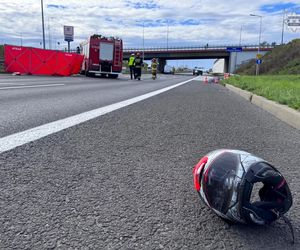 Wypadek z udziałem motocyklisty w Rudzie Śląskiej