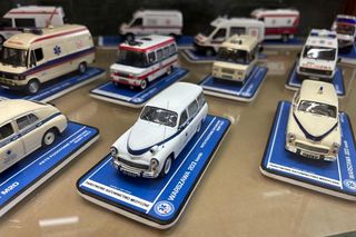 Miniaturowe samochody w Miasteczku Galicyjskim w Nowym Sączu
