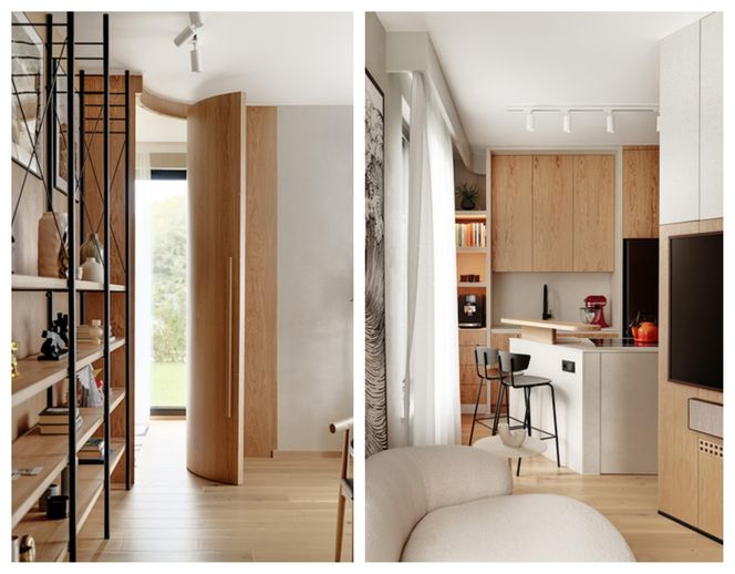 Światło, drewno i cisza - gdy wnętrze staje się azylem. Apartament Japandi autorstwa Jana Sikory