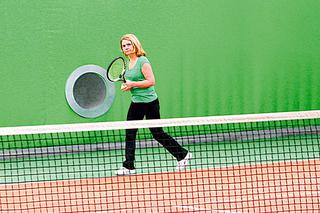 Babcia Tusk harata w tenisa