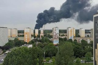 Pożar na Elanie. Z daleka widać wielki słup czarnego dymu! [GALERIA]