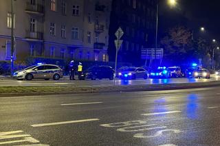  Nocny pościg ulicami Warszawy. Ranny policjant, w akcji pies tropiący