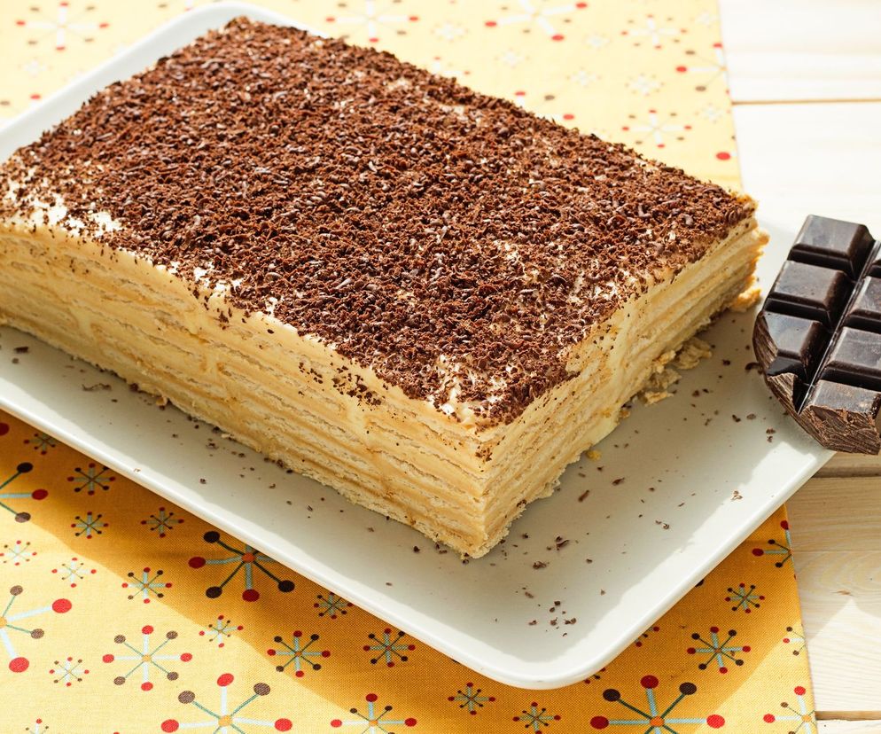 Marcinek na herbatnikach - błyskawiczne ciasto bez pieczenia