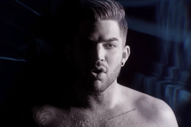 screen z teledysku Adam Lambert - Welcome to the Show feat. Laleh 