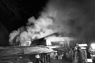 Tragiczny pożar w Dobrzyniewie Dużym na Podlasiu. Nie żyje jedna osoba