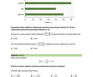 Egzamin ósmoklasisty 2025 - matematyka