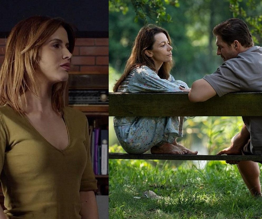 M jak miłość. Kama (Michalina Sosna), Martyna (Magdalena Turczeniewicz), Marcin (Mikołaj Roznerski)