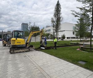 Absurd roku w Warszawie. Zrywają zieleń na nowym pl. Centralnym. Zamiast niej będzie beton
