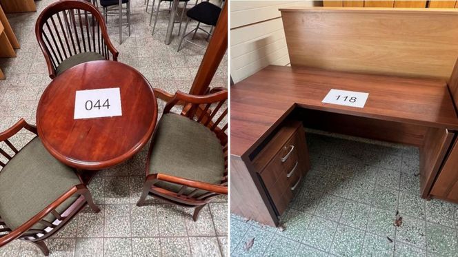 Nadleśnictwo Tuszyma wyprzedaje meble
