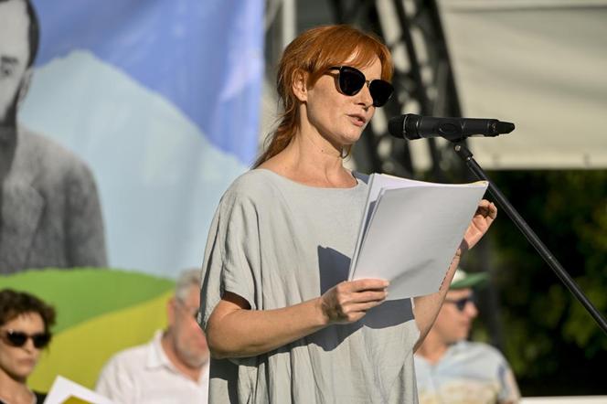 Magdalena Walach w czerwcu 2024 r. Imieniny Jana Kochanowskiego, czyli piknik Biblioteki Narodowej