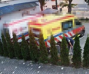 Mężczyzna zniszczył i okradł ambulans w Wejherowie 