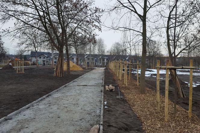 Przy ul. Unii Europejskiej w Lesznie powstaje nowy park [AUDIO/FOTO/VIDEO]    