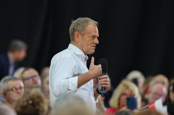 Donald Tusk w Piotrkowie Trybunalskim