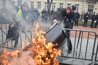 Strajk generalny rolników w Warszawie