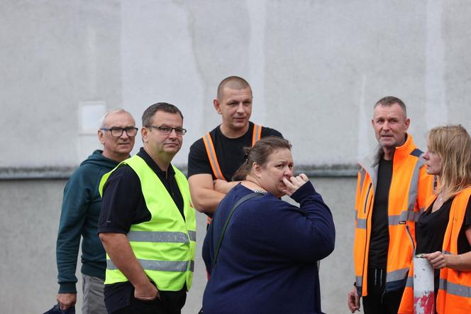 Pracownicy Beko rozpoczęli żałobny protest