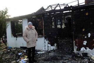 Spłonął dom pani Sabiny. Zginęła jej ukochana suczka