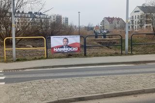 Plakaty wyborcze na Pomorzu