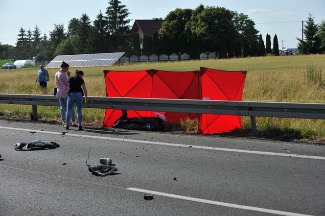 Wola: Tragiczny wypadek z udziałem motocyklisty! Sebastian zginął na miejscu