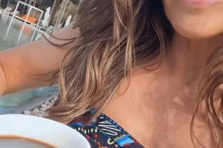 Tak baluje Edyta Herbuś. Zrobiło się gorąco