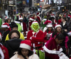 SantaCon w Nowym Jorku. Tysiące Mikołajów na ulicach miasta