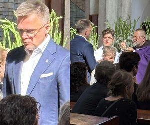 Pogrzeb Stanisława Sojki. Szymon Hołownia przyjął komunię w nietypowy sposób. To dozwolone