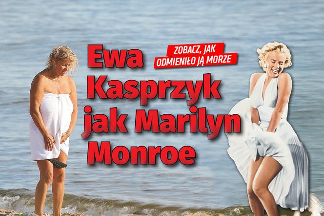  Ewa Kasprzyk jak Marilyn Monroe