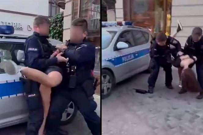 Policyjna interwencja w Sopocie. Do sieci trafiło nagranie z zatrzymania 20-latki 