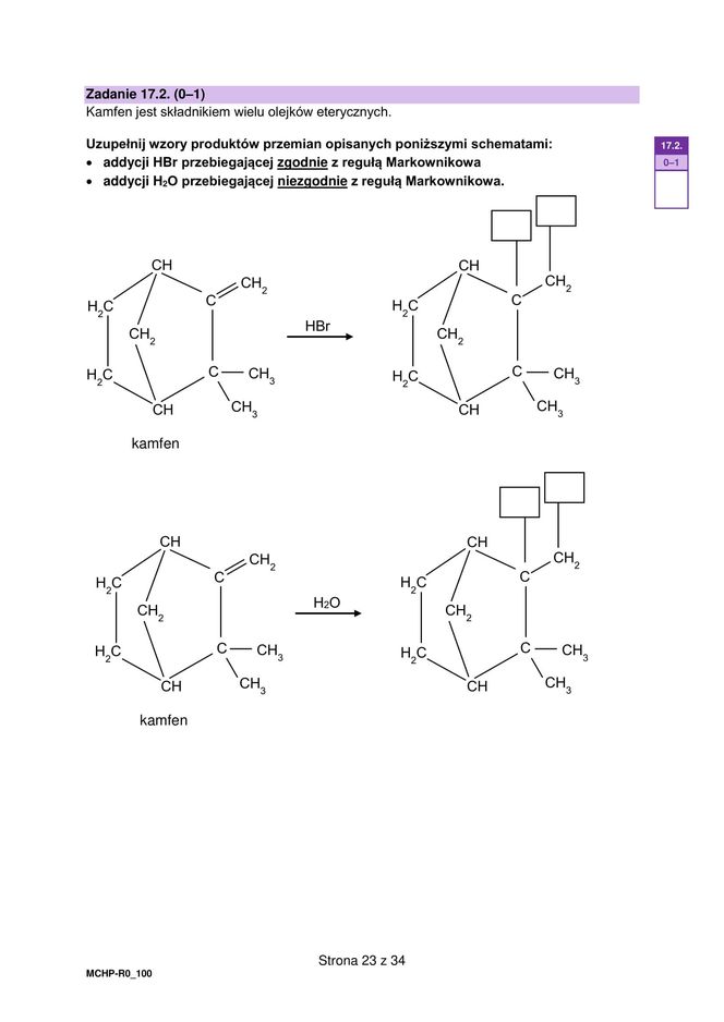 Matura 2025 chemia rozszerzona - arkusz CKE 16.05.2025 - Formuła 2023