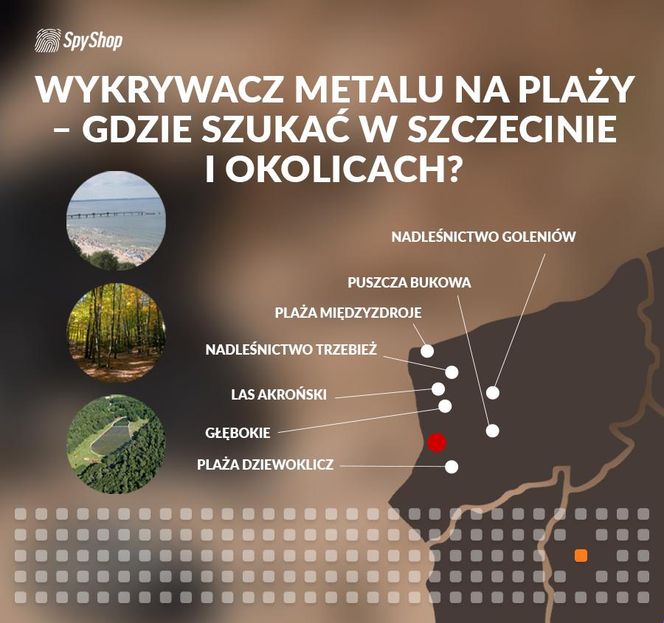 Wykrywacz metalu na plaży – gdzie szukać w Szczecinie i okolicach?