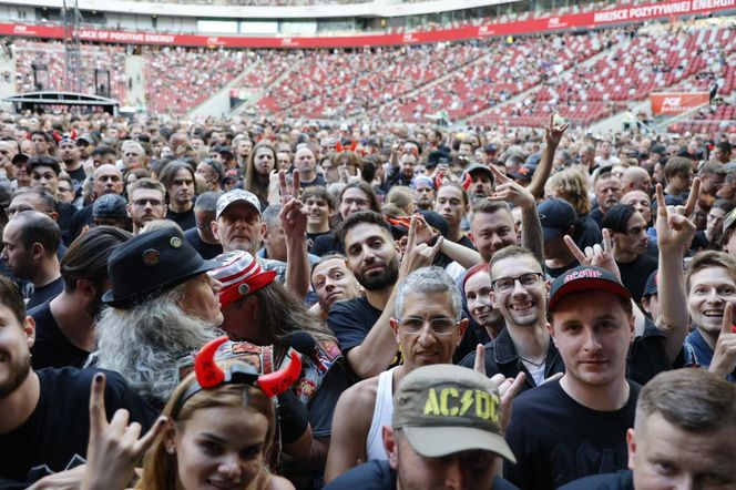 Koncert AC/DC w Warszawie (4.07.2025) - część pierwsza. Organizatorem koncertu jest Live Nation