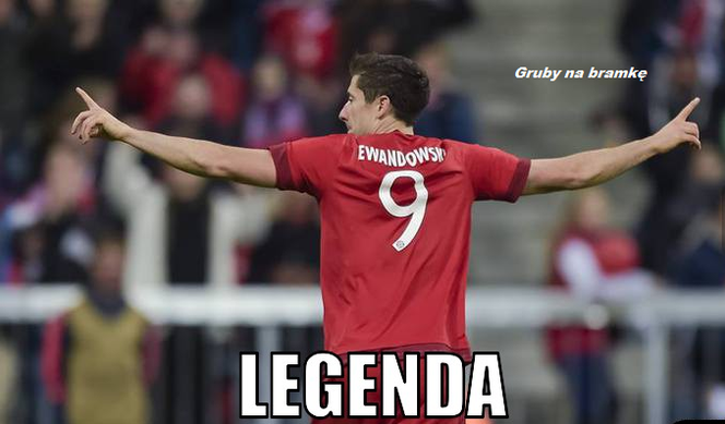 Rober Lewandowski, Bayern Monachium - Dinamo Zagrzeb, MEMY