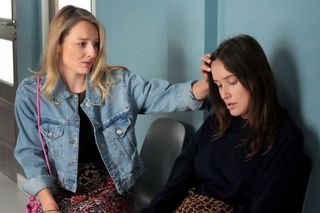 Barwy szczęścia odc. 3123. Grażyna (Kinga Suchan), Madzia (Natalia Sierzputkowska)