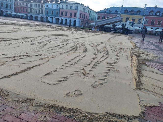 Budowa lodowiska w Zamościu