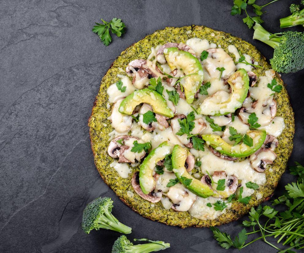 pizza na cieście z cuknii