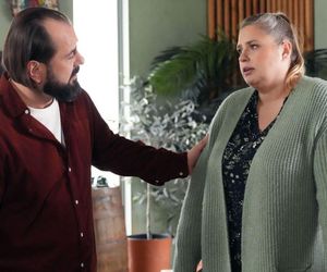 Barwy szczęścia odc. 3218. Aldona (Elżbieta Romanowska), Borys (Jakub Wieczorek)