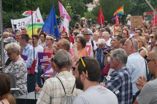 Protest przeciw przemocy w Białymstoku