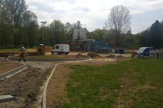 Prace w Parku Grabek w Czeladzi