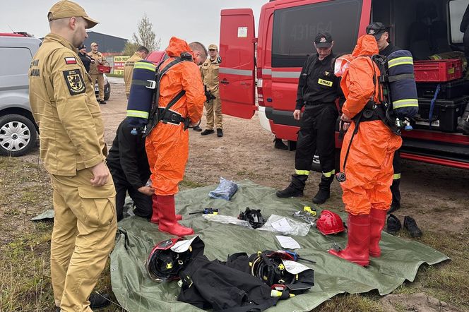 Nielegalne śmietnisko w Gdańsku. Pomorska Policja