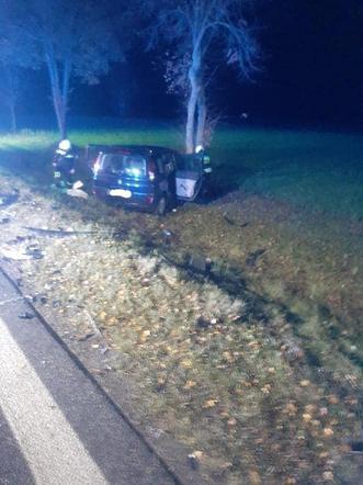 Poważny wypadek na dk 19. Sześć osób, w tym czwórka dzieci trafiło do szpitala