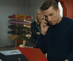 Barwy szczęścia, odcinek 3194. Grażyna (Kinga Suchan), Tomasz (Jakub Sokołowski)