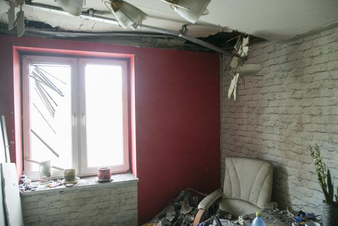 Wybuch w bloku na Targówku 